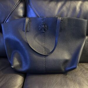 Tory Burch Tote Bag & Wallet Well Cared For In Good Condition~